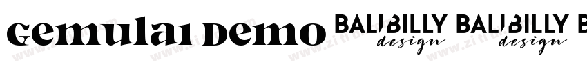 Gemulai DEMO字体转换